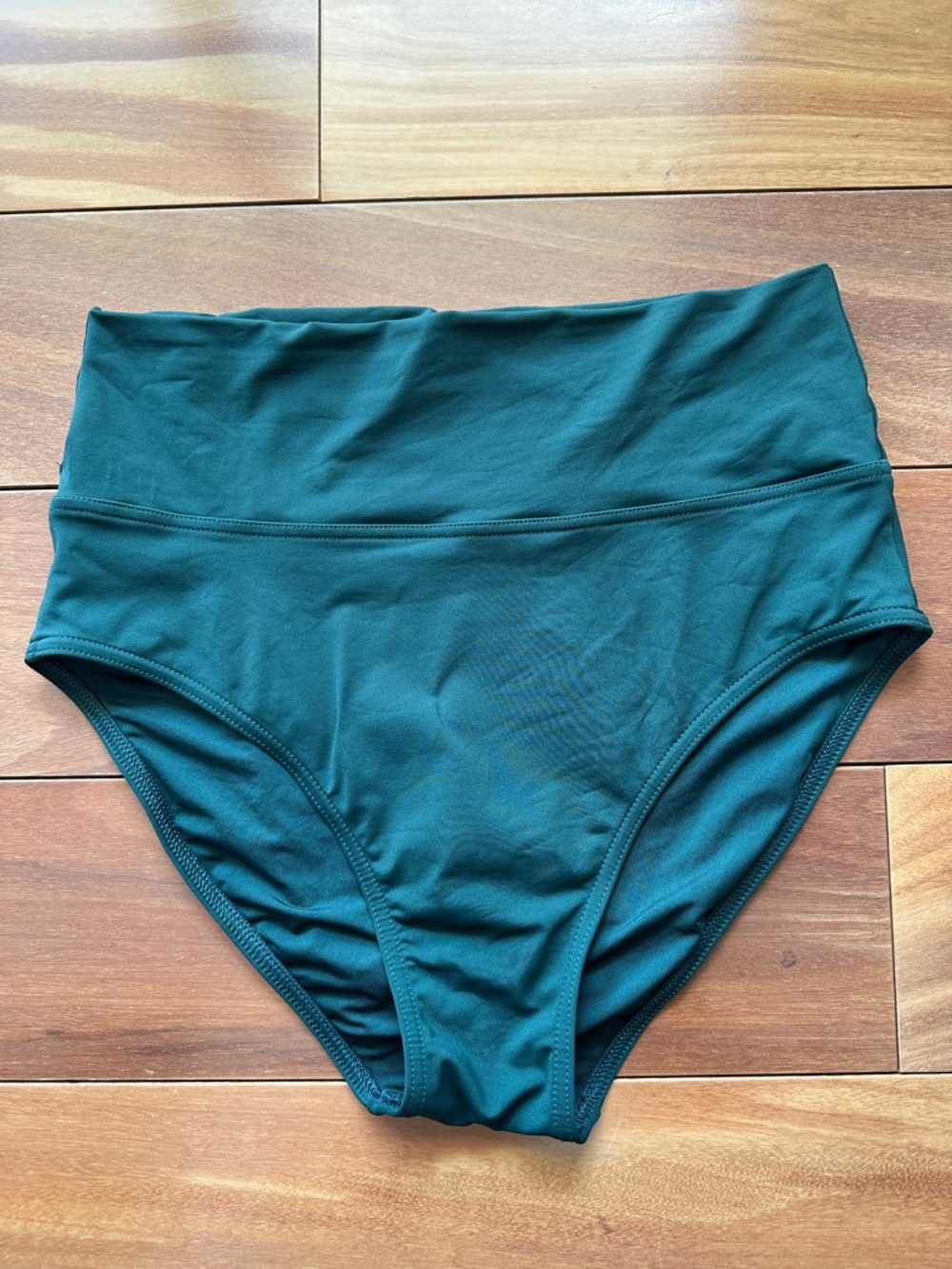 Lands' End Forest Green Swim Bottoms M